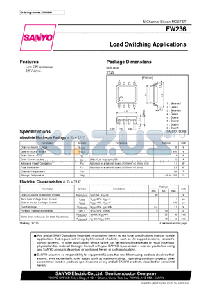 FW236 datasheet - Load Switching Applications