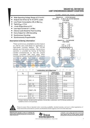 86076012A datasheet - 4-BIT SYNCHRONOUS BINARY COUNTERS