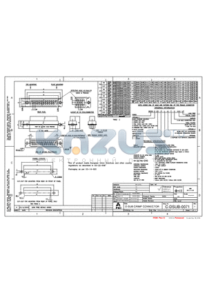 865609PLXXXXLF datasheet - D-SUB CRIMP CONNECTOR