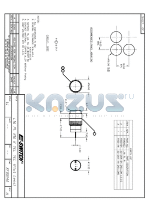 F040003 datasheet - L16 PL R10 K YEL YEL (FLAT LENS)