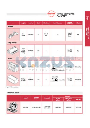 87421-0000 datasheet - 1.50mm (.059