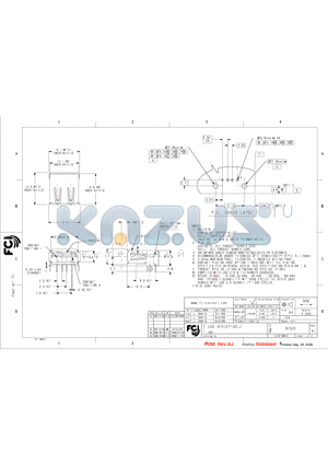 87520-0010BSLF datasheet - USB RECEPTACLE