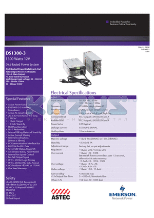 DS1300-3 datasheet - Distributed Power System