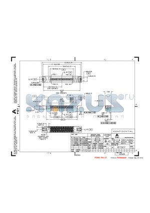 87567-102 datasheet - SCA-2 & FIBER CHANNEL 40 POS, RECEPT, ASSY