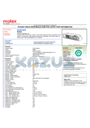 87667-4004 datasheet - 6.35mm (.250