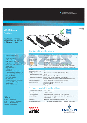 AD5012N3L datasheet - Universal AC input