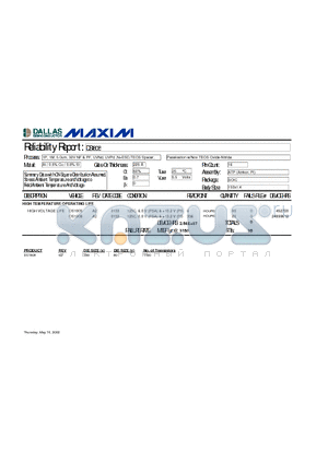 DS1808 datasheet - Process: 1P, 1M, 5.0um, 30V NF & PF, UVNd, UVPd ,NESD,TEOS Spacer, Passivation w/Nov TEOS Oxide-Nitride