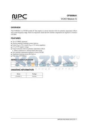 CF5008A1 datasheet - VCXO Module IC