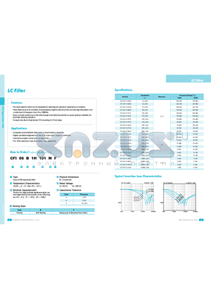 CFI06B1H470M datasheet - LC Filter