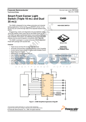 33480 datasheet - Smart Front Corner Light