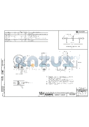 CSLA2DH datasheet - CURRENT SENSOR