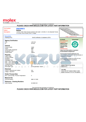 8863-12-100B datasheet - 1.27mm (.050