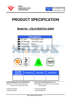 CSLO-N54STG1-QA0R datasheet - LED