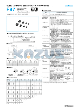 F971D685MCC datasheet - SOLID TANTALUM ELECTROLYTIC CAPACITORS