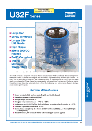 E32F421HPN182MCE3M datasheet - Screw Terminals