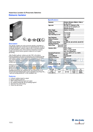 897H-G231 datasheet - Galvanic Isolator