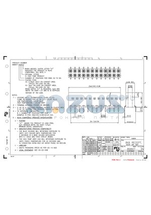 89847 datasheet - BtB RECEPT VERT SR SMT