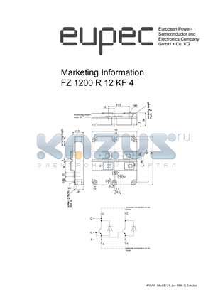 FZ1200R12KF4 datasheet - Transistor