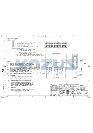 89892-302LF datasheet - BtB RECEPT VERT SR SMT