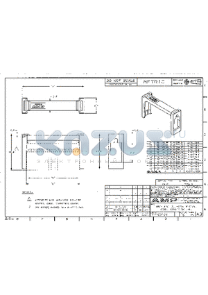 6-100103-0 datasheet - Assembled with AMP-LATCH MIL-Type Recept