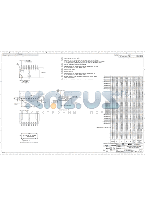 6-103414-6 datasheet - ASSEMBLY, MOD II, HEADER, SINGLE ROW .100 C/L, (4) SIDED SHROUD