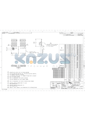 6-103641-4 datasheet - RCPT ASSY, AMPMODU MTE, SINGLE, LATCHED & POLARIZED, FOR #26-#30 AWG WIRE SIZE