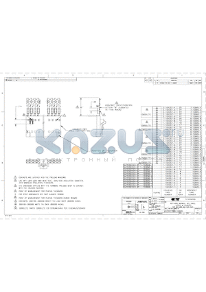 6-103645-7 datasheet - RCPT ASSY, AMPMODU MTE, SINGLE, LATCHED & POLARIZED, FOR #22-#26 AWG WIRE SIZE