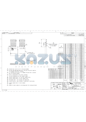 6-103687-3 datasheet - RCPT ASSY, AMPMODU MTE, SINGLE ROW, .100 C/L FOR #22-#26 AWG WIRE SIZE