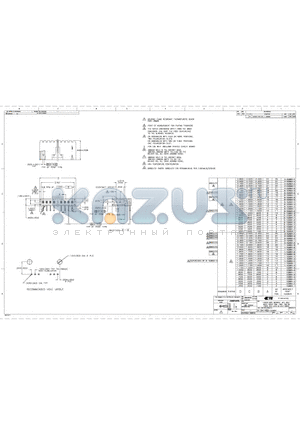 6-103904-2 datasheet - HEADER ASSY, AMPMODU MTE, RIGHT ANGLE, SINGLE ROW, .100CL .025 SQ POSTS, WITH LATCH & HOLD DOWNS