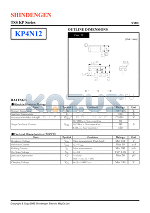 KP4N12 datasheet - TSS KP Series