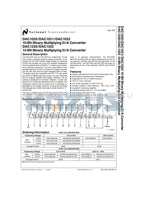 AD7531JD datasheet - 10-Bit, 12-Bit Binary Multiplying D/A Converter