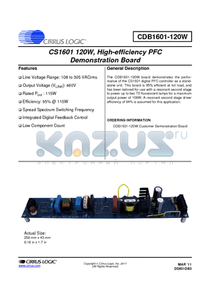 600-00466-Z1 datasheet - High-efficiency PFC Demonstration Board