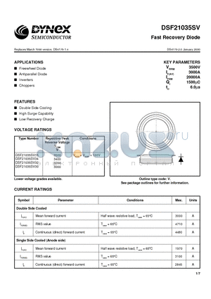 DSF21035SV35 datasheet - Fast Recovery Diode