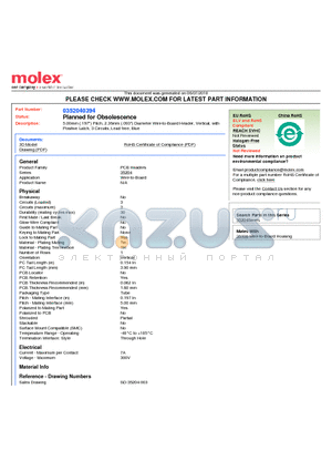 35204-0394 datasheet - 5.00mm (.197