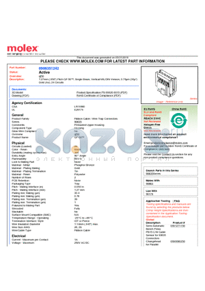 90635-1242 datasheet - 1.27mm (.050