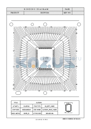 KS57P2316 datasheet - BONDING DIAGRAM