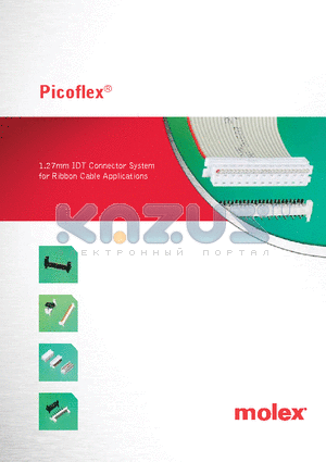 90814-0X20 datasheet - 1.27mm IDT Connector System for Ribbon Cable Applications
