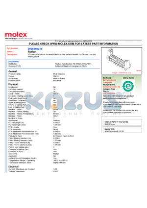 90816-0216 datasheet - 1.27mm (.050