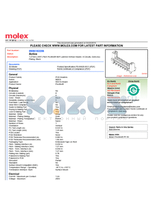 90816-3208 datasheet - 1.27mm (.050