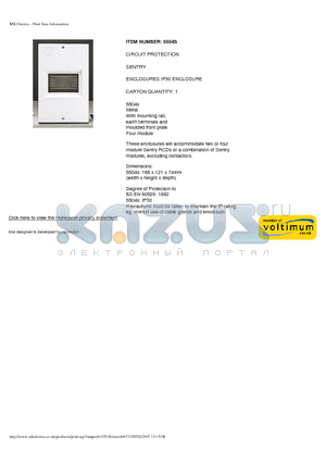 6001S datasheet - CIRCUIT PROTECTION