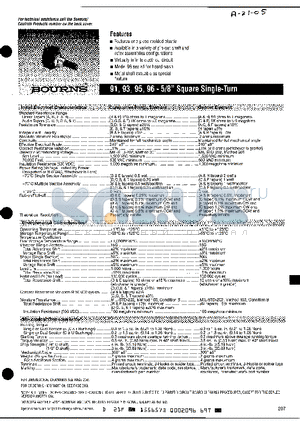 91A1AB22B20R51 datasheet - For technical assistance call the Sensor Controls Products number on the back cover