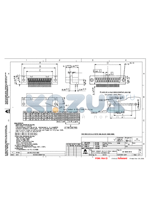 609-1466-ND datasheet - SOCKET CONNECT. DELTA D RIGHT ANGLED spill without accessories