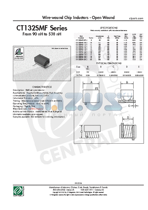 CT132SMF-17TJ datasheet - Wire-wound Chip Inductors - Open Wound