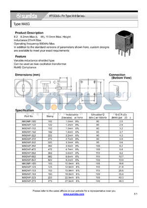 M8GNP-123 datasheet - IFT COILS