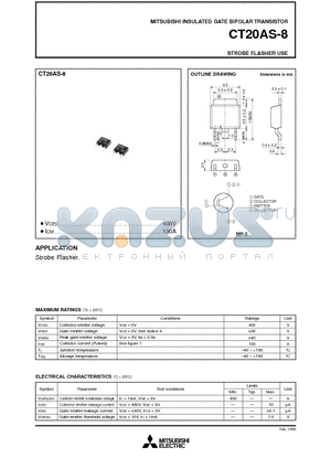 CT20AS-8 datasheet - STROBE FLASHER USE