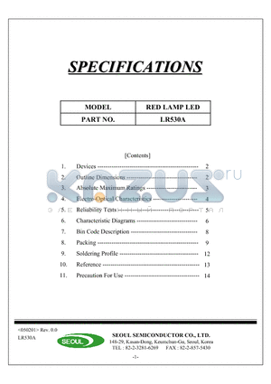 LO101 datasheet - RED LAMP LED