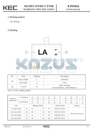 KTD1824 datasheet - USM PACKAGE