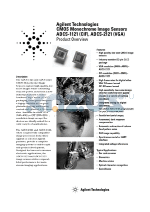 ADCS-2121 datasheet - CMOS Monochrome Image Sensors