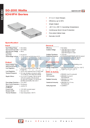 ICH5024S3V3 datasheet - DC-DC Power Supplies