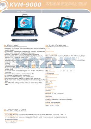 KVM-9000 datasheet - 19